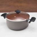 Jogo de Panelas MegaEletro Vermont 7 Peças Grafite