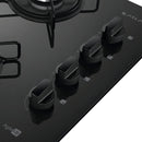 Cooktop 5 Bocas Gás  Mesa de Vidro Efficient Tripla Chama e Grade Aço Fosco (KE5GT) Bivolt